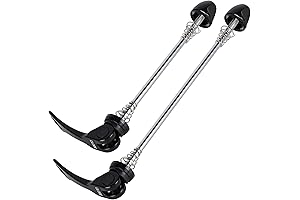 CyclingDeal Quick Release Bicycle Skewers - Durable Axle Set for Easy Wheel Removal