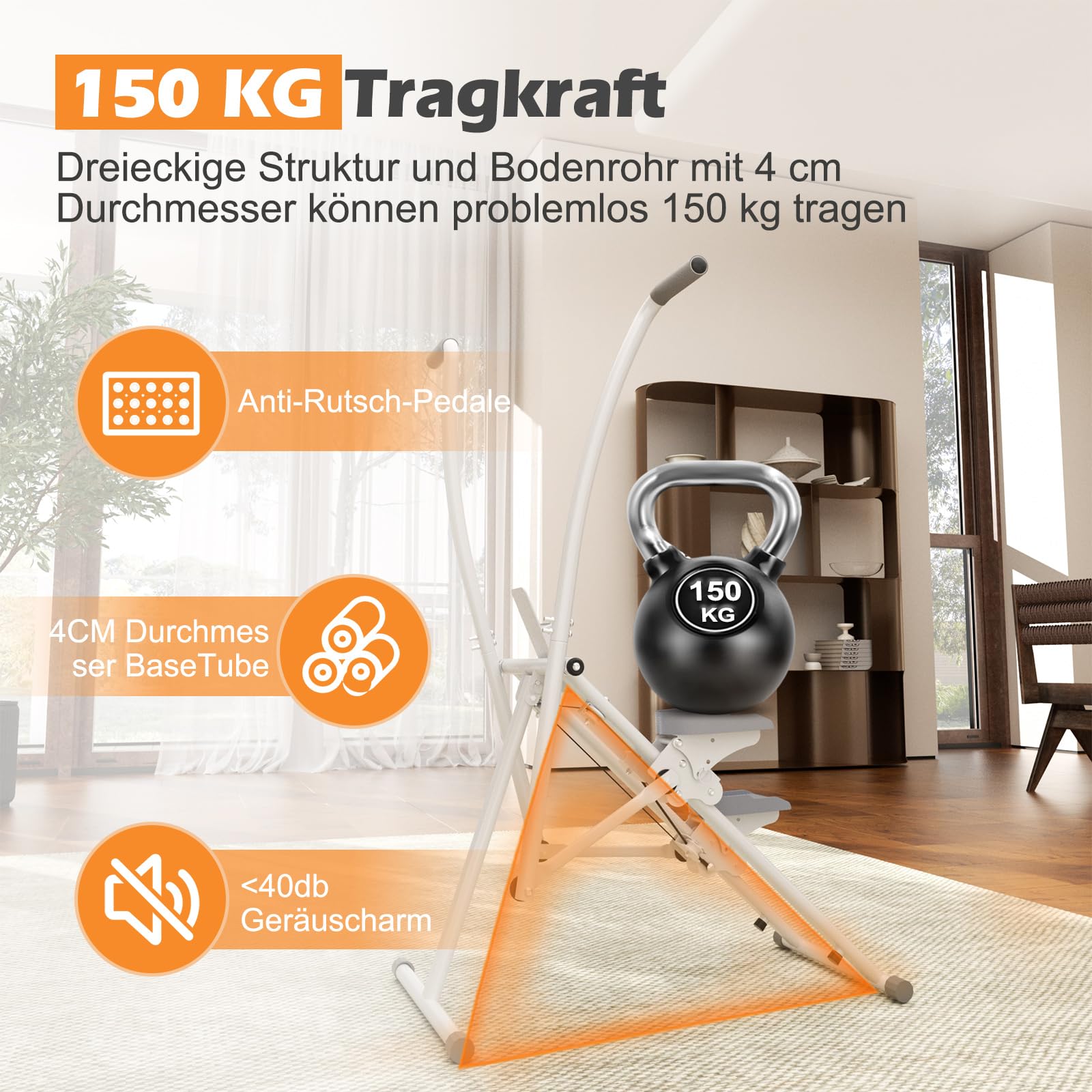 Maszyna do wspinaczki, stepper schodowy do domu, schodów, drabina, składany z monitorem LCD, kierownicą, regulowanymi pedałami, uchwytem na telefon, do domu, biura, ćwiczeń cardio