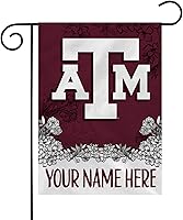 Vista 19 de Rico Industries Bandera de jardín personalizada estándar/primaria de la NCAA