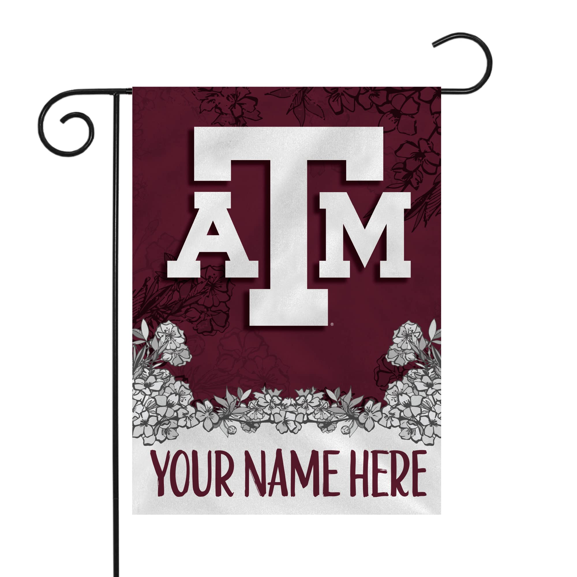 Rico Industries NCAA Standard/Primary Personalized Garden Flag