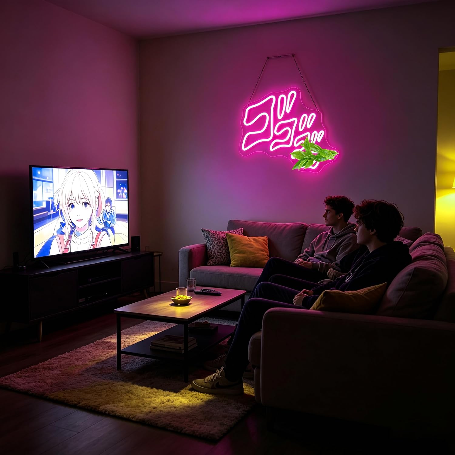 Anime Neon Sign for Wall Decor Anime LED Neon Light for Men Cave image 4