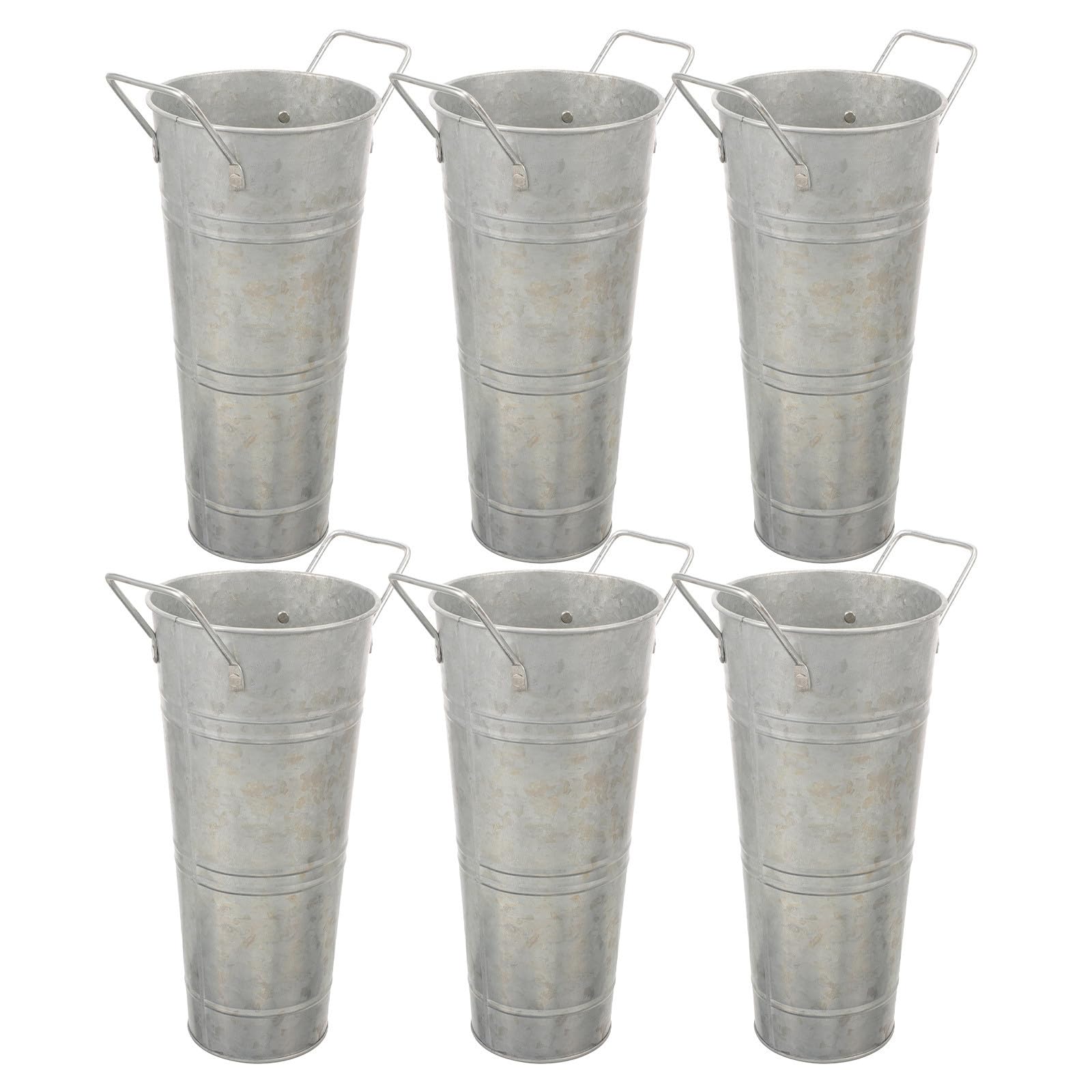 Petit pot de fleurs galvanisé intérieur extérieur et potée de plantes aromatiques balcon