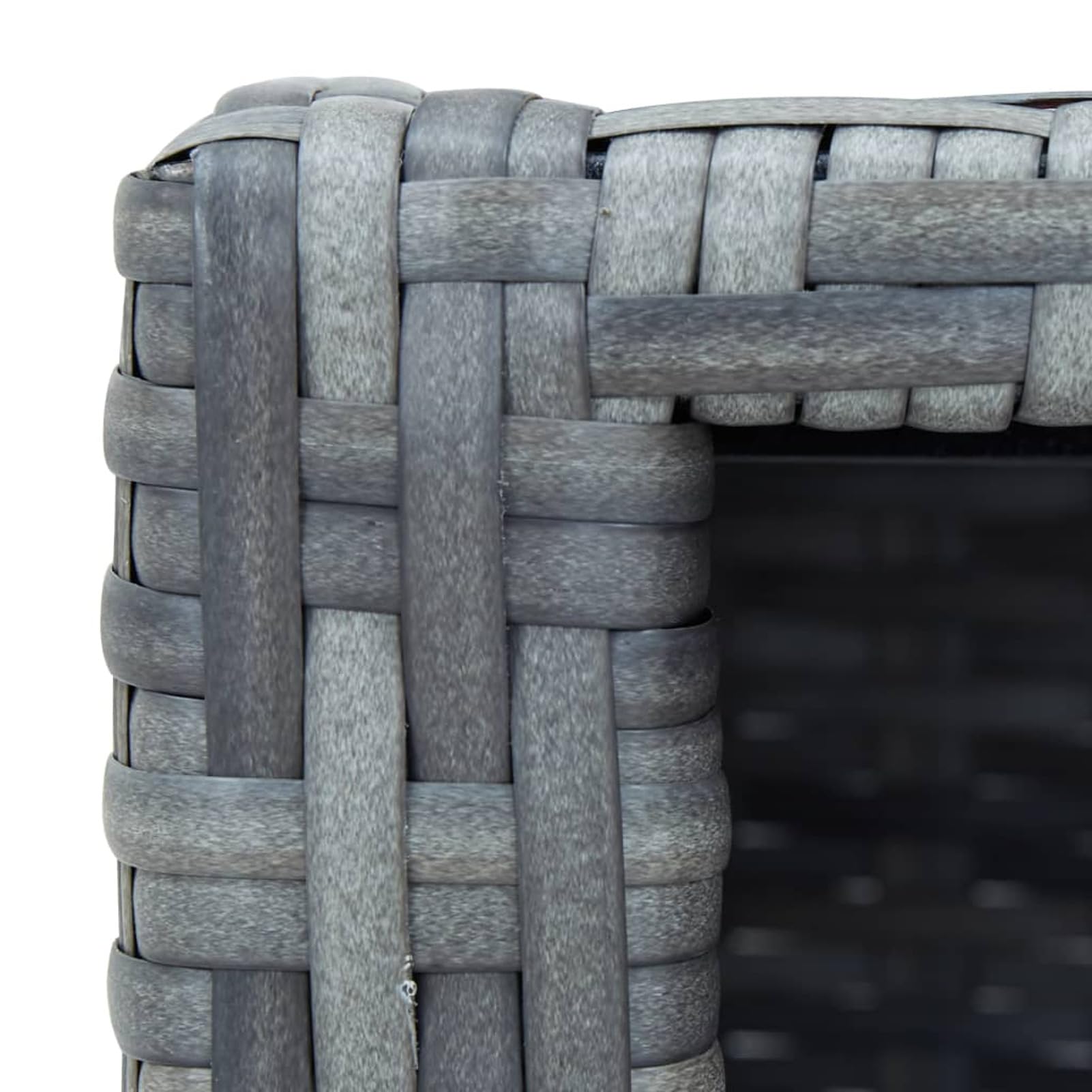 Escalón de spa gris de poliratán 92 x 45 x 25 cm, escalones para bañera de hidromasaje y spa al aire libre, uso universal, antideslizante, accesorios para bañera de hidromasaje, escalones