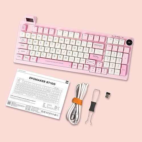 Snapklik.com : EPOMAKER RT100 97 Keys Gasket BT5.0/2.4G/USB-C