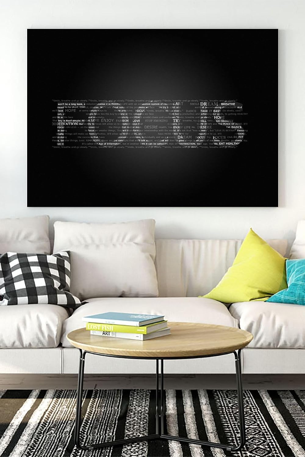 Postermanya (pster17275) Focus Motivasyon Kanvas Tablo 50 x 70
