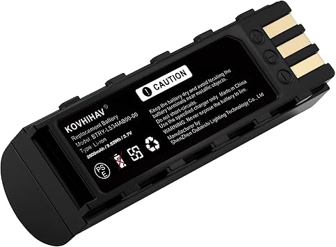 بطارية بديلة للرمز LS3478 DS3478 LS3578 DS3578 XS3478 ، متوافقة مع Honeywell 8800 ، تناسب الجزء رقم 21-62606-01 BTRY-LS34IAB00-00 3.7V Li-ion 2600mAhmAh / 9.62Wh