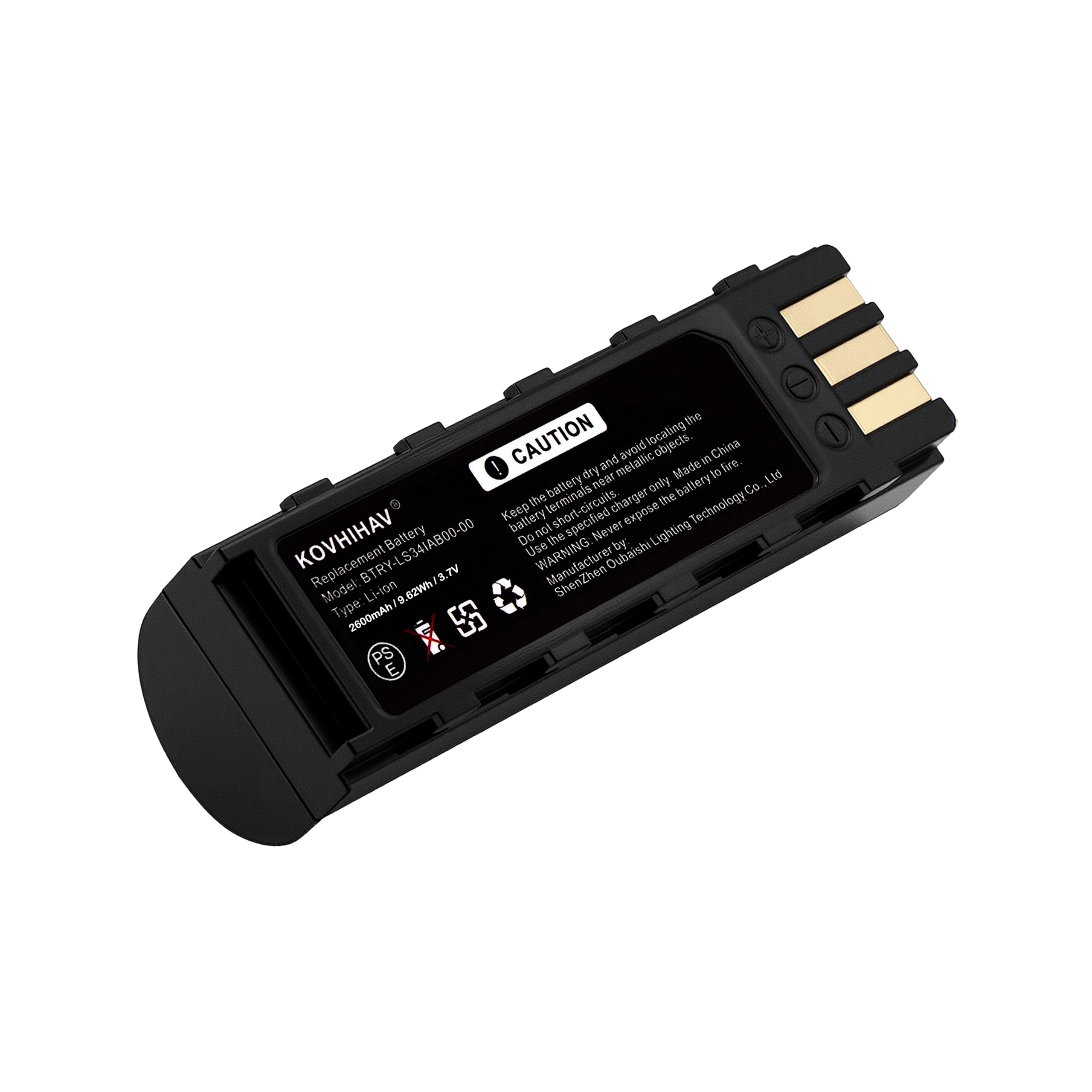 Replacement Battery for Symbol LS3478 DS3478 LS3578 DS3578 XS3478, Compatible with Honeywell 8800, fits Part No 21-62606-01 BTRY-LS34IAB00-00 3.7V