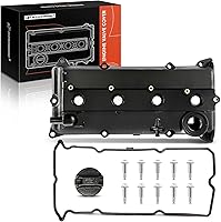 Vista 1 de Kit de cubierta de válvulas de motor A-Premium, con tapa de llenado de aceite y pernos y junta, compatible con Nissan Altima 2002-2006, Sentra