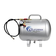 California Air Tools CAT-AUX10A Lightweight Portable Aluminum Air Tank 10 Gallon Silver