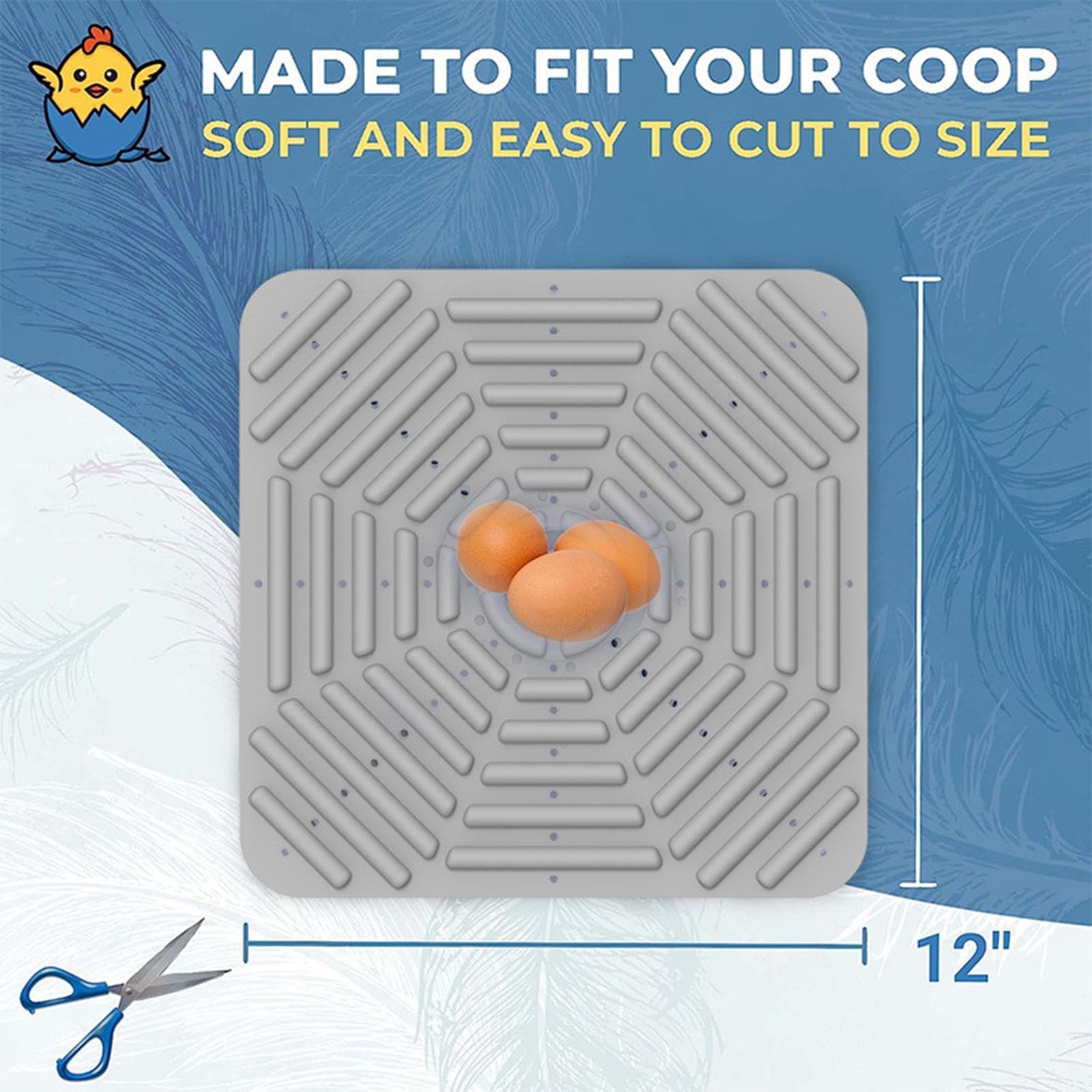 Chicken Nesting Pads - Chicken Coop Reusable Nesting Pads,Artificial Poultry Accessories For Farm Outdoor Indoor Homestead Garden Pasture Kitchen Winter Yard