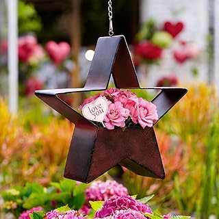 Metal Plant Hangers Indoor and Outdoor for Mom Women Her Wife Garden Lov...