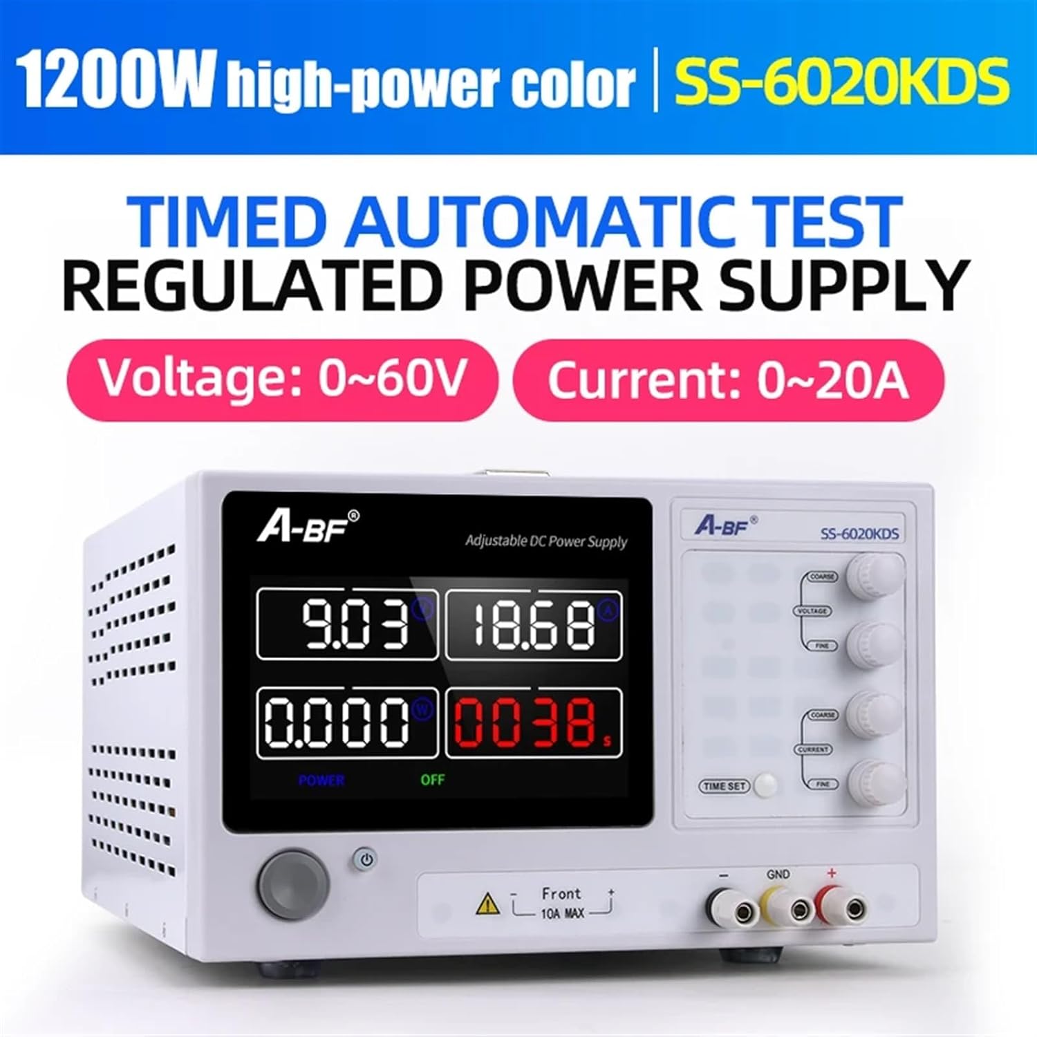A-BF SS-6020KDS Front Panel with Color Screen Display