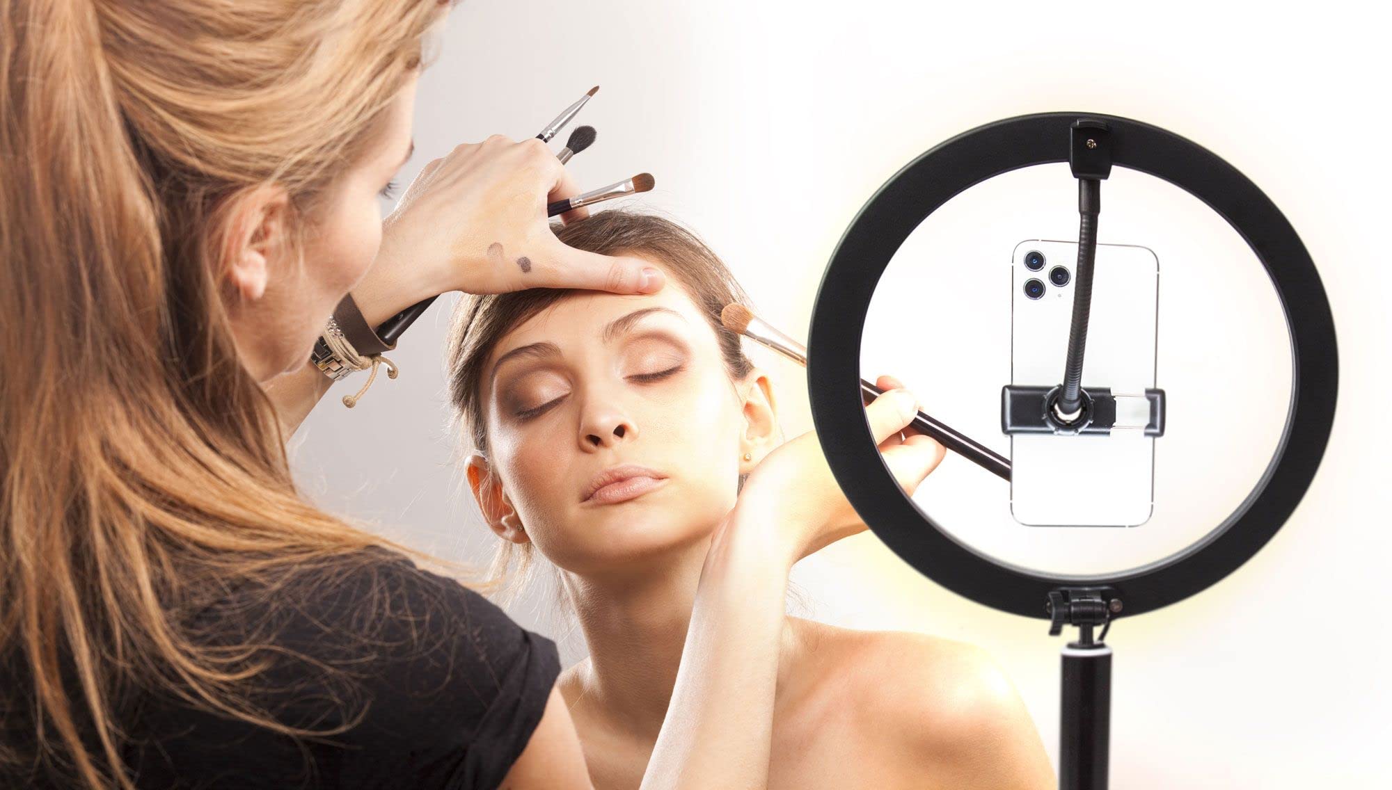 Rio Trucco pieghevole e Vlogging Dimmable LED Ring Light