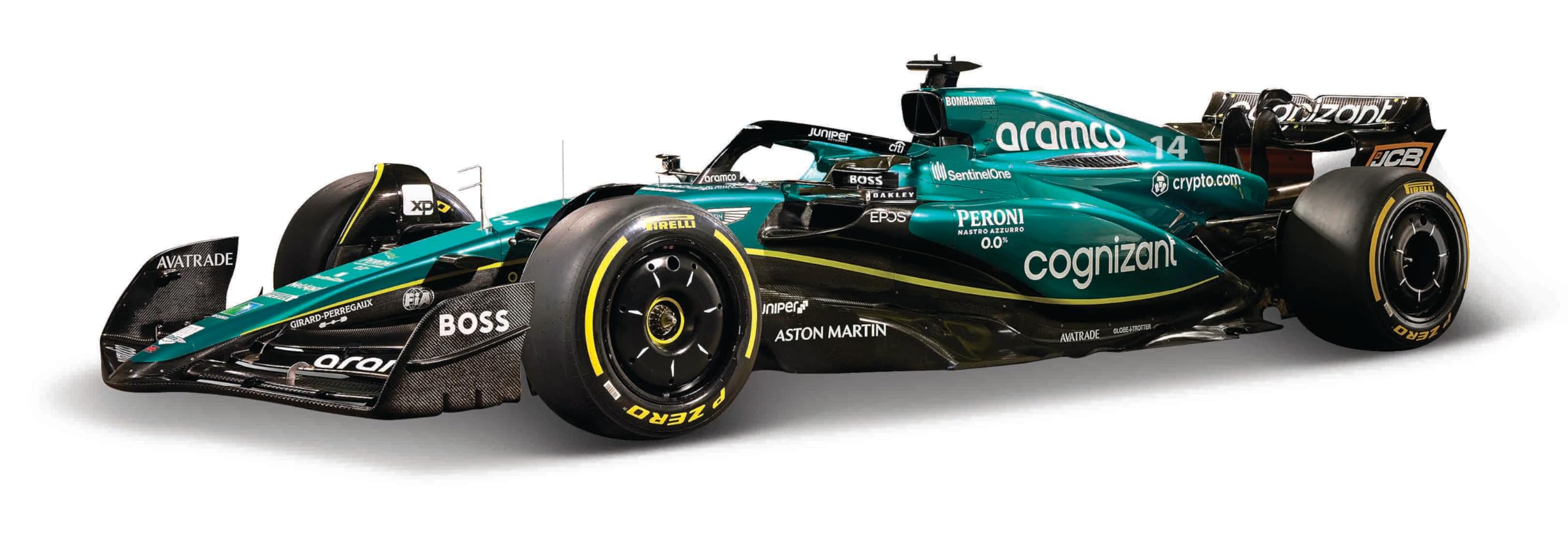 Amazon.co.jp: Bburago - アストンマーティン AMR23#14 フェルナンド