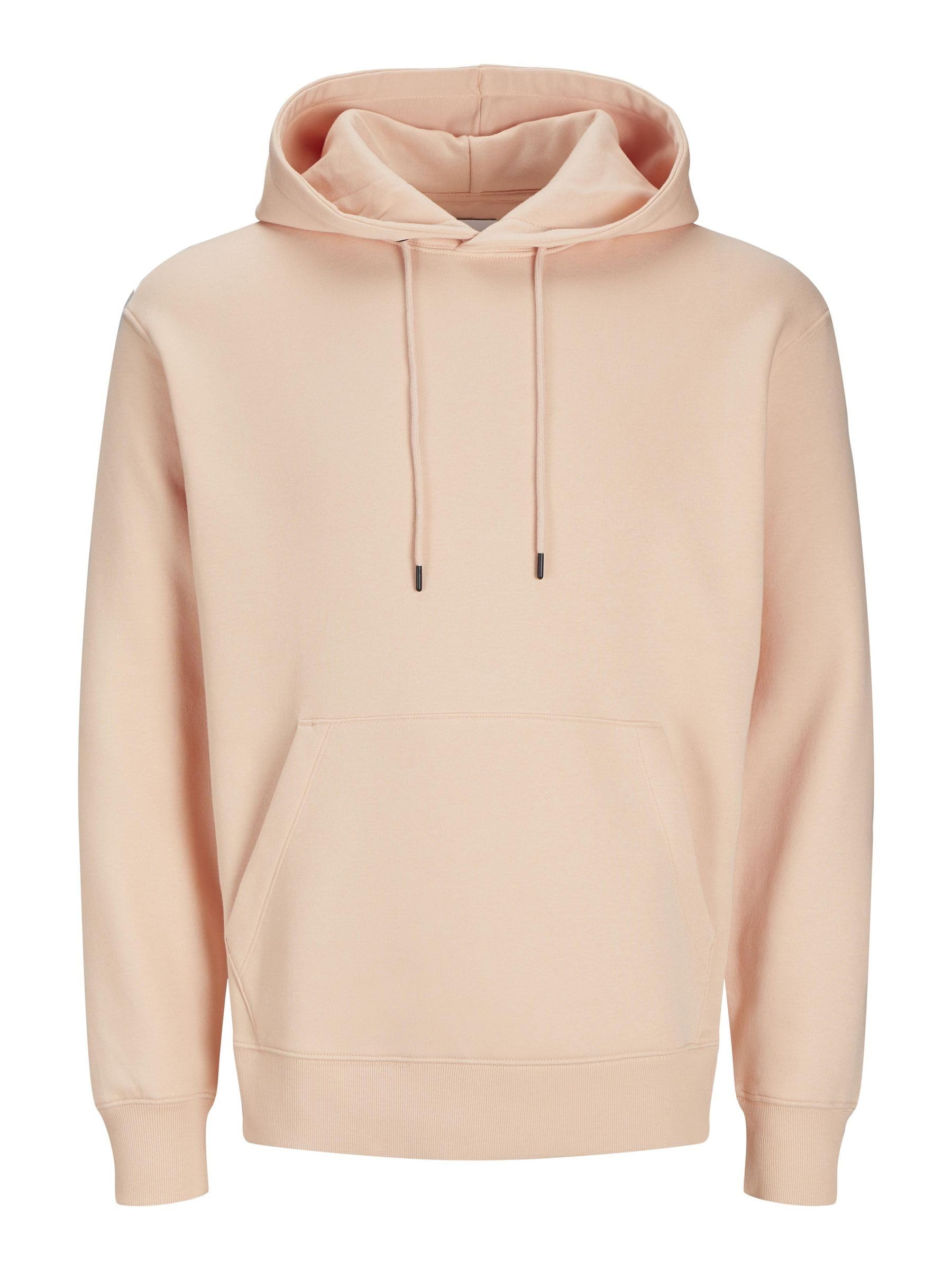 Jack And Jones Men's Basic Hoodie - Peach Parfait - XL