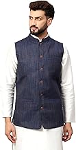 LATEST CHIKAN Men's Traditional Cotton Solid Nehru Jacket/Waistcoat