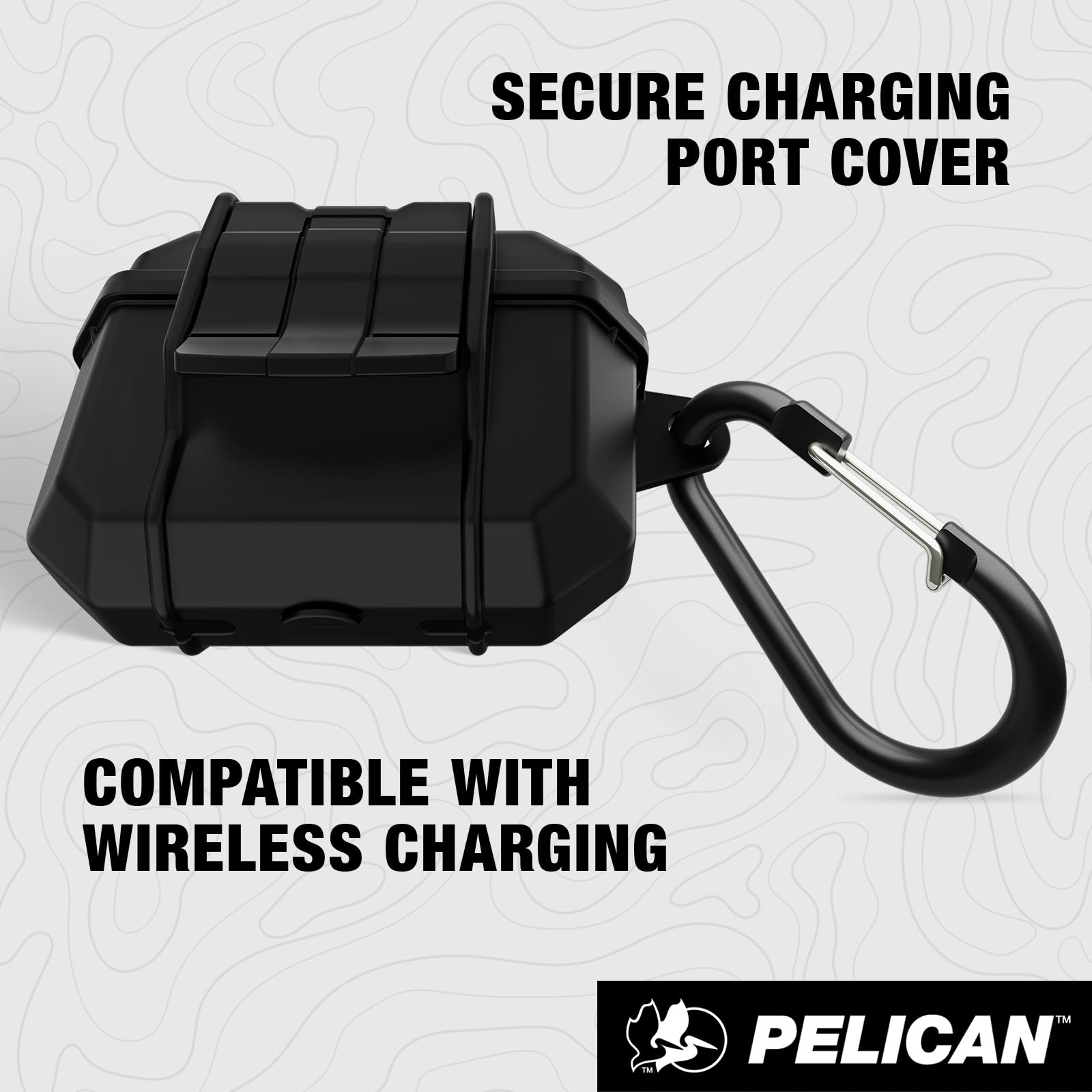 Amazon | Pelican Marineシリーズ - AirPods Pro 3 ケース カラビナ