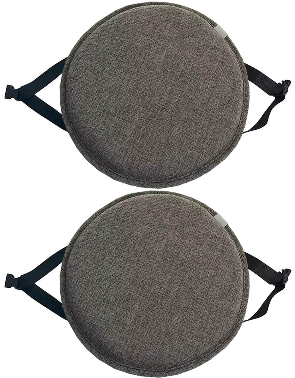 2/4 Pack Round Chair Cushion,Round High Stool Chair Pads With Ties Round Seat Cushion Anti-Slip Stool Pad For Stools Kitchen Chairs 30cm/33cm/35cm/40cm ( Color : Color 10 , Size : 35cm (pack of 2) )