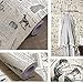 yazi - Papel pintado de PVC autoadhesivo, estilo mediterráneo, impermeable, grueso, para...