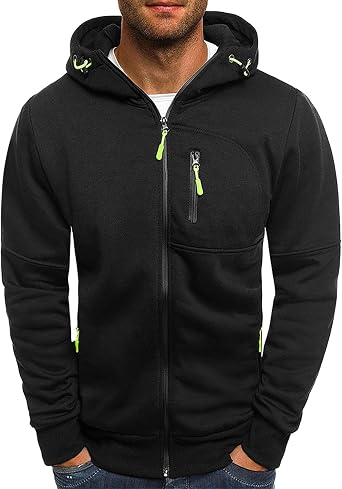Mens Tactical Hoodie 4.0 - Zip Up Cargo Jacket Winter Sweatshirt Military Style Sweater for Cold, Rain, Wind or Snow