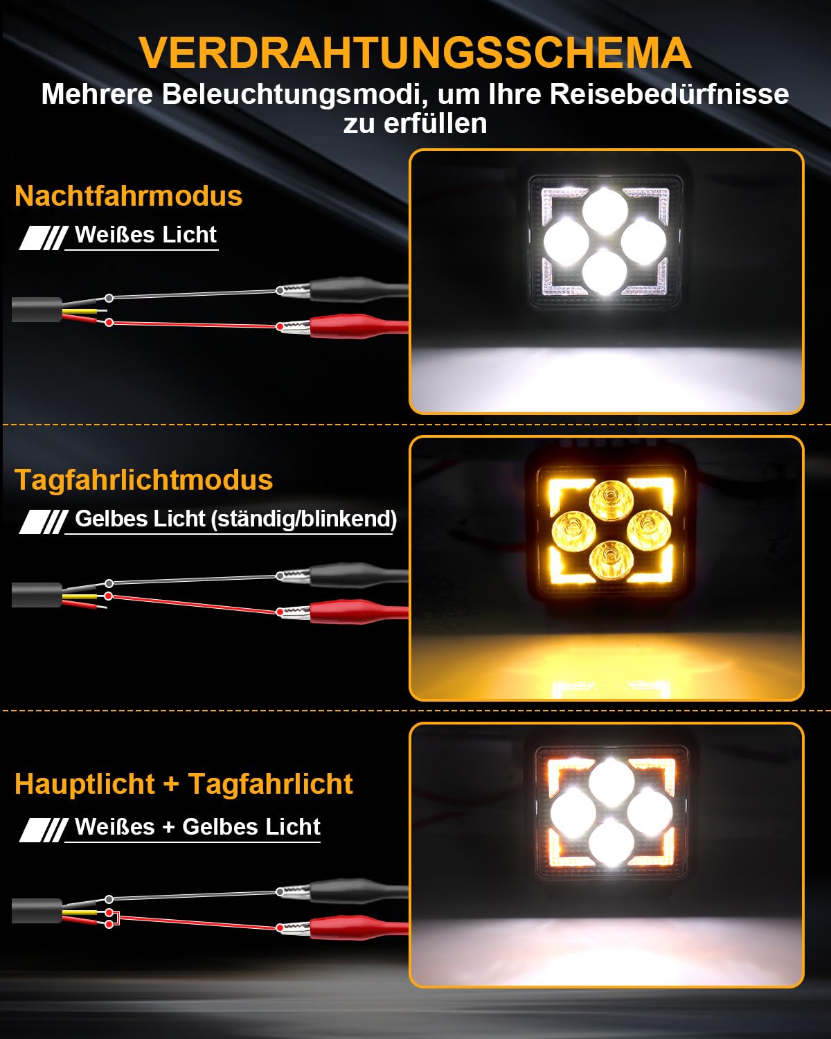 antom 2 Stück LED Arbeitsscheinwerfer 28000 Lumen 3000K/6500K Zusatzscheinwerfer 12v 24V IP68 mit hochwertigem LED-Chip Scheinwerfer für SUV, UTV, Bagger Traktoren ATV Offroad