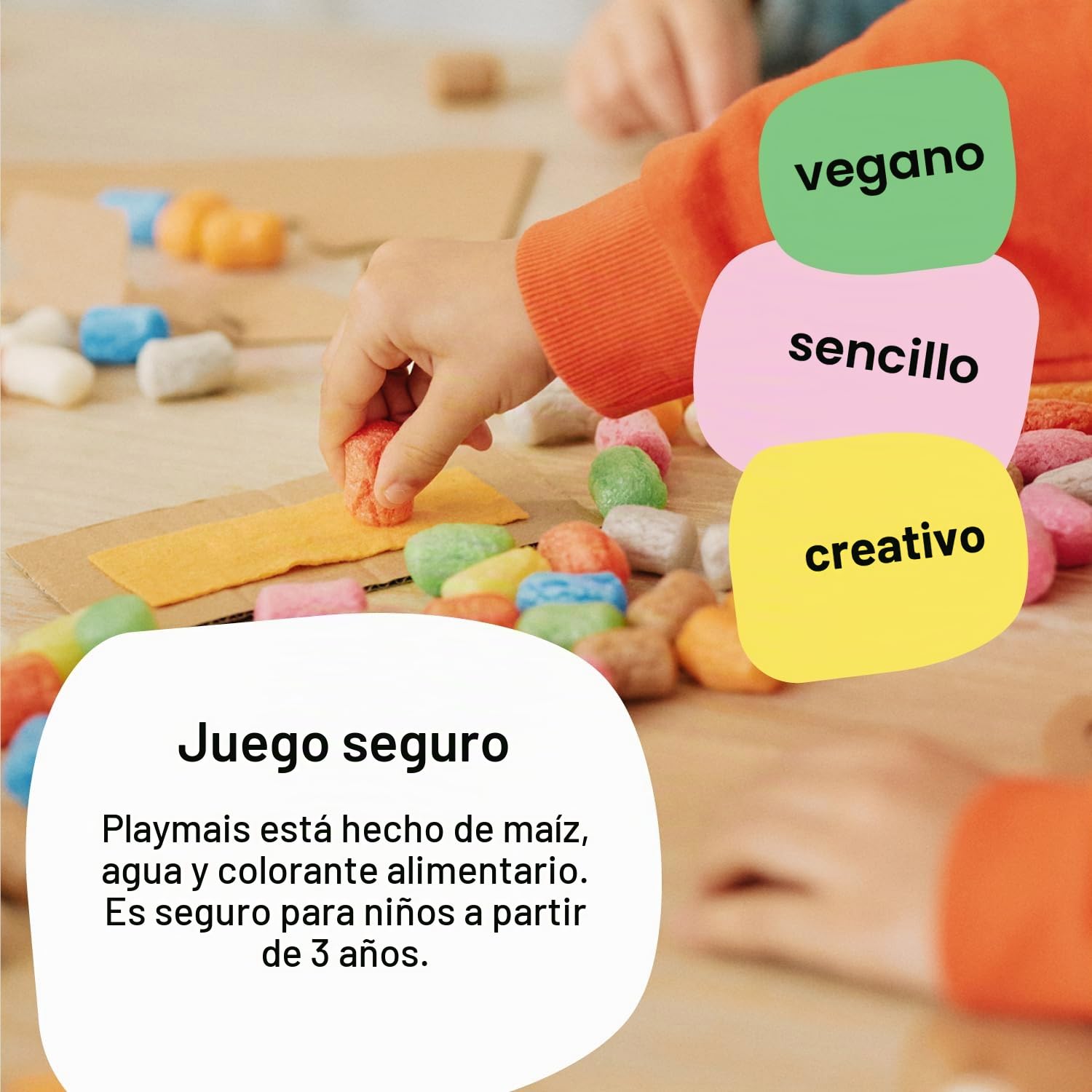 Playmais Mosaic Princess | 2300 piezas | Kit de manualidades | Juguete natural | Incluye esponja, 6 plantillas de diseño | vegano, responsable y seguro para niños y medio ambiente | a partir de 3 años