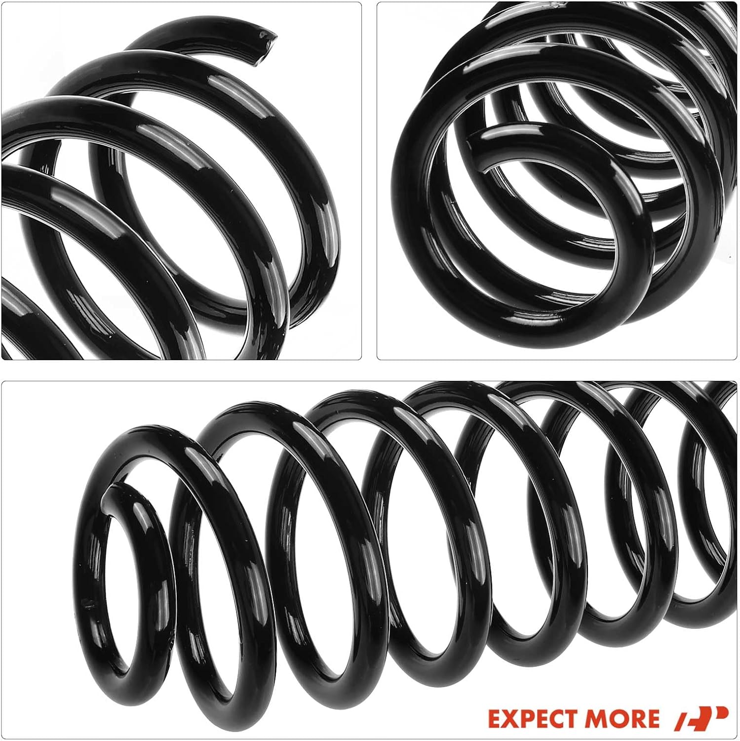 A-Premium 2Pcs Rear Suspension Coil Springs Set Compatible with Nissan Sentra 2007-2012 2.0L 2.5L, Driver and Passenger Side, Replace# 55020ET00A