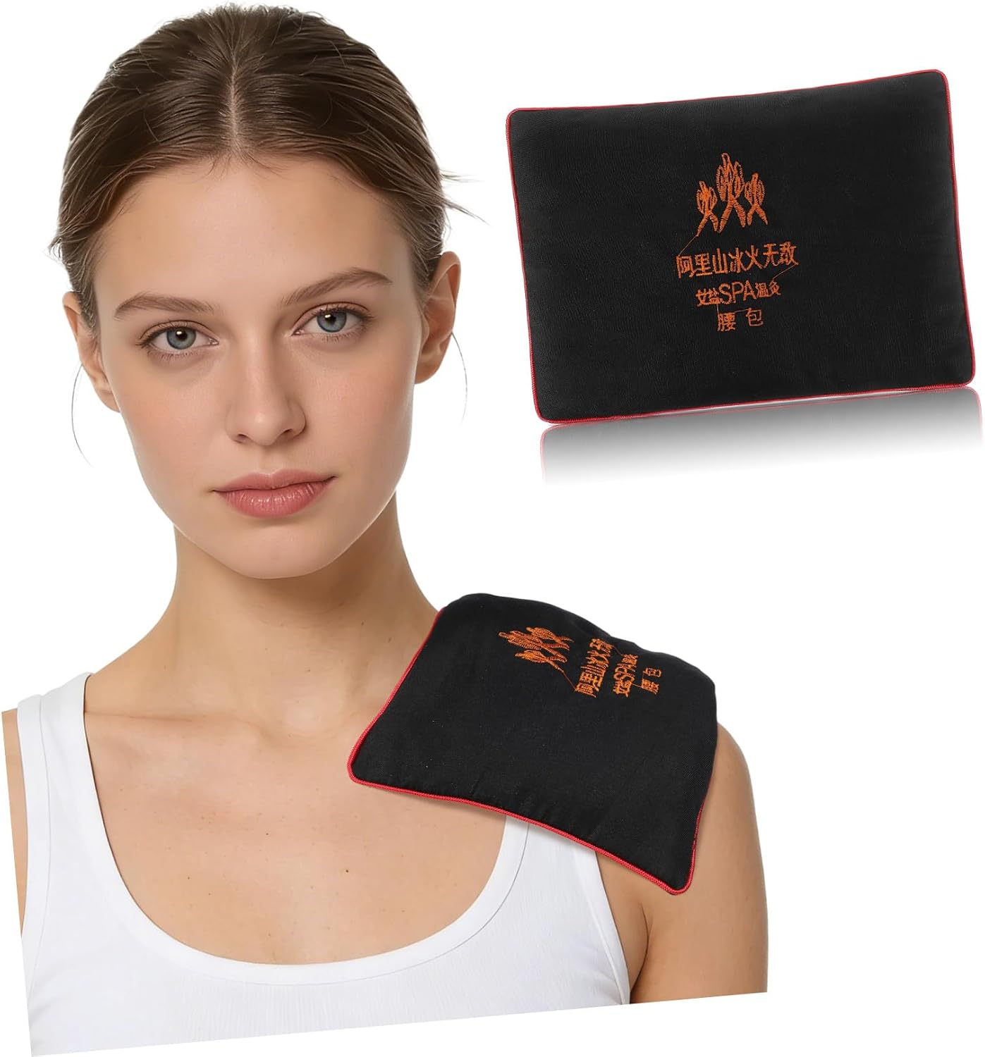 Reusable Microwave Heating Pad for Waist and Shoulder Relief Portable Salt Heating Warmer for Period Soothing Heat for Muscle Relaxation and Stress Relief