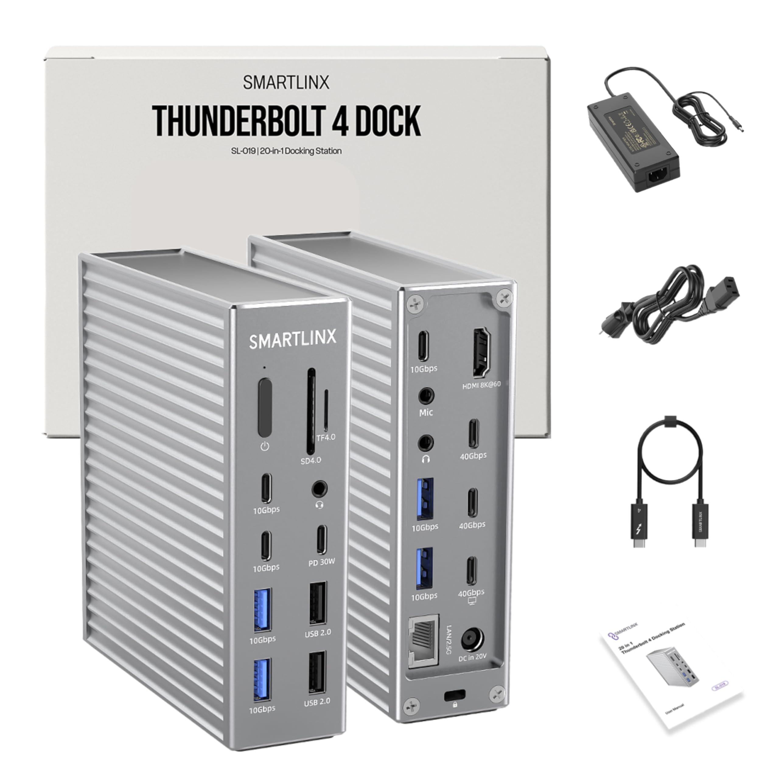 Amazon.com: Thunderbolt 4 Dock – 21-Ports Laptop Docking Station