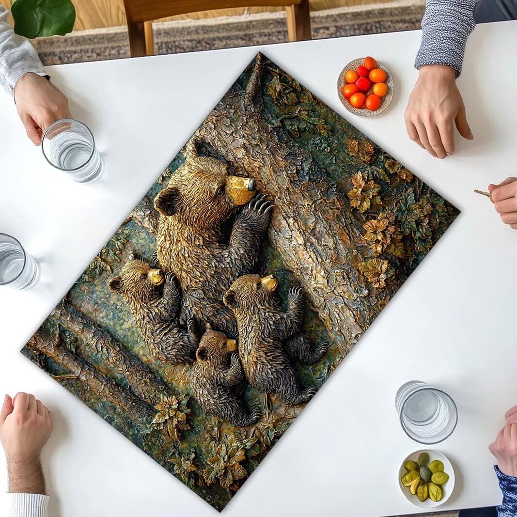 Puzzle Orso, Puzzle 5000 Pezzi Adulti per Decor, Regalo Donna/Uomo -8536