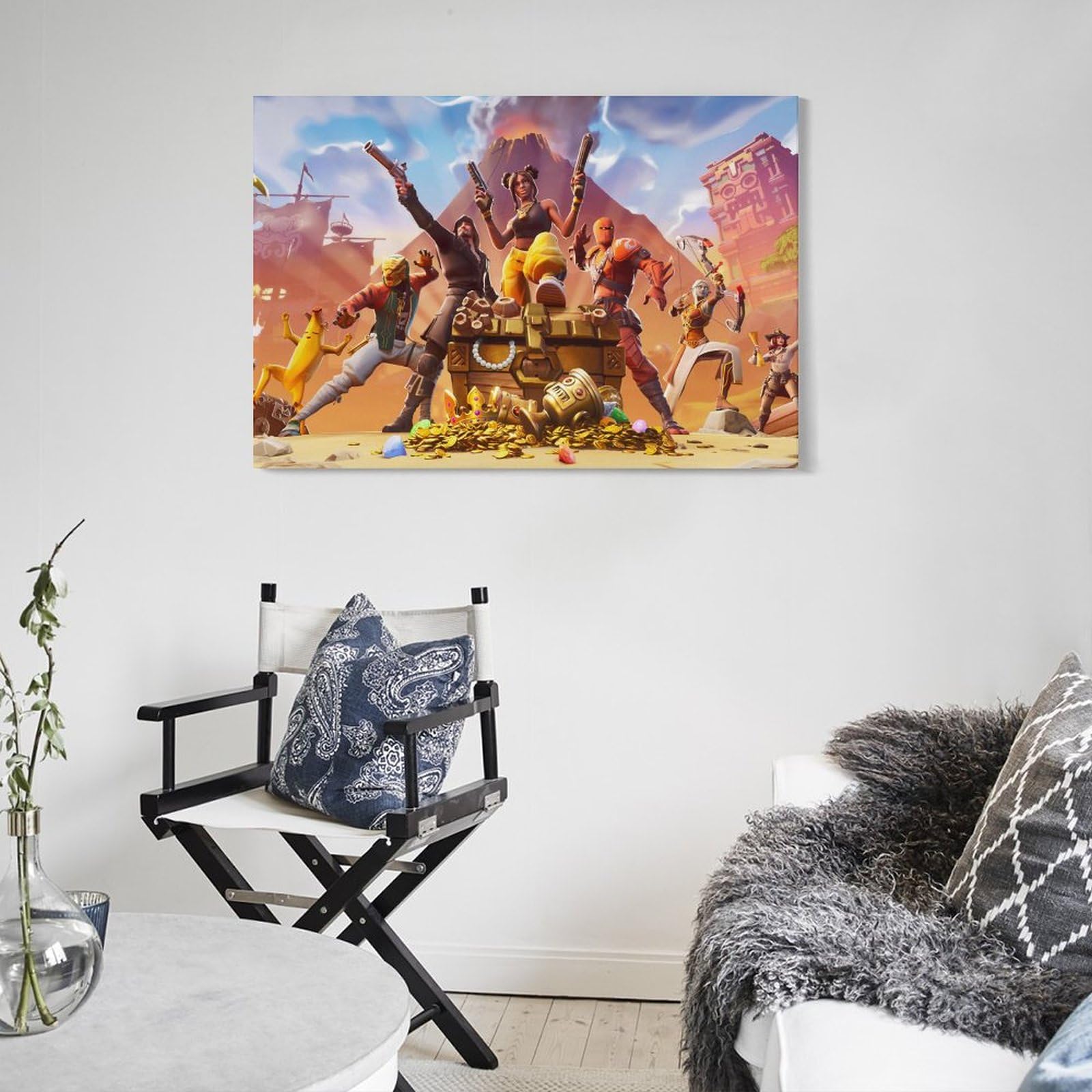 Amazon.co.jp: 『フォートナイト』巨大な火山 印刷 ポスター