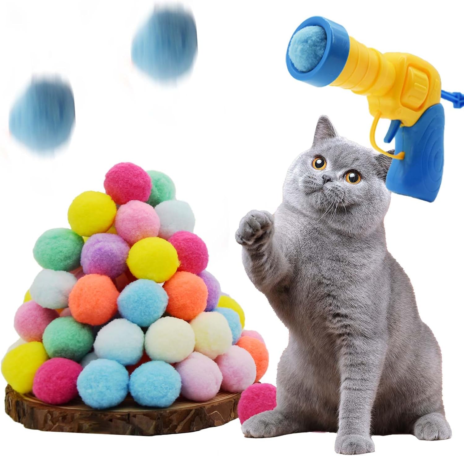Qzsgwr Kitten Toys, Interactive Cat Toys, Cat Toy Balls