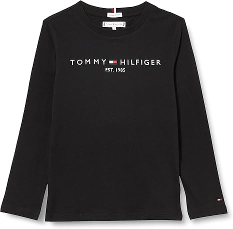 Tommy Hilfiger Essential Tee L/S Magliette M/L Unisex-Bambini e Ragazzi :  Amazon.it: Abbigliamento