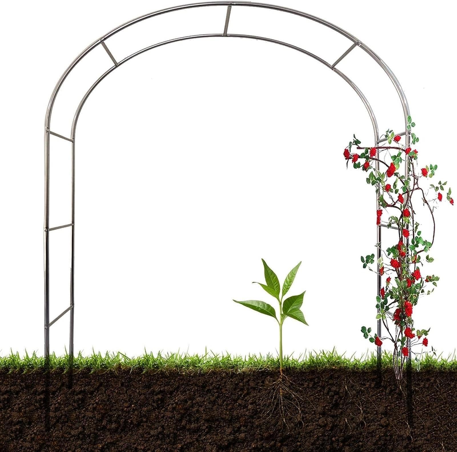 Arco de enrejado para plantas trepadoras jardín patio y decoración de eventos exteriores