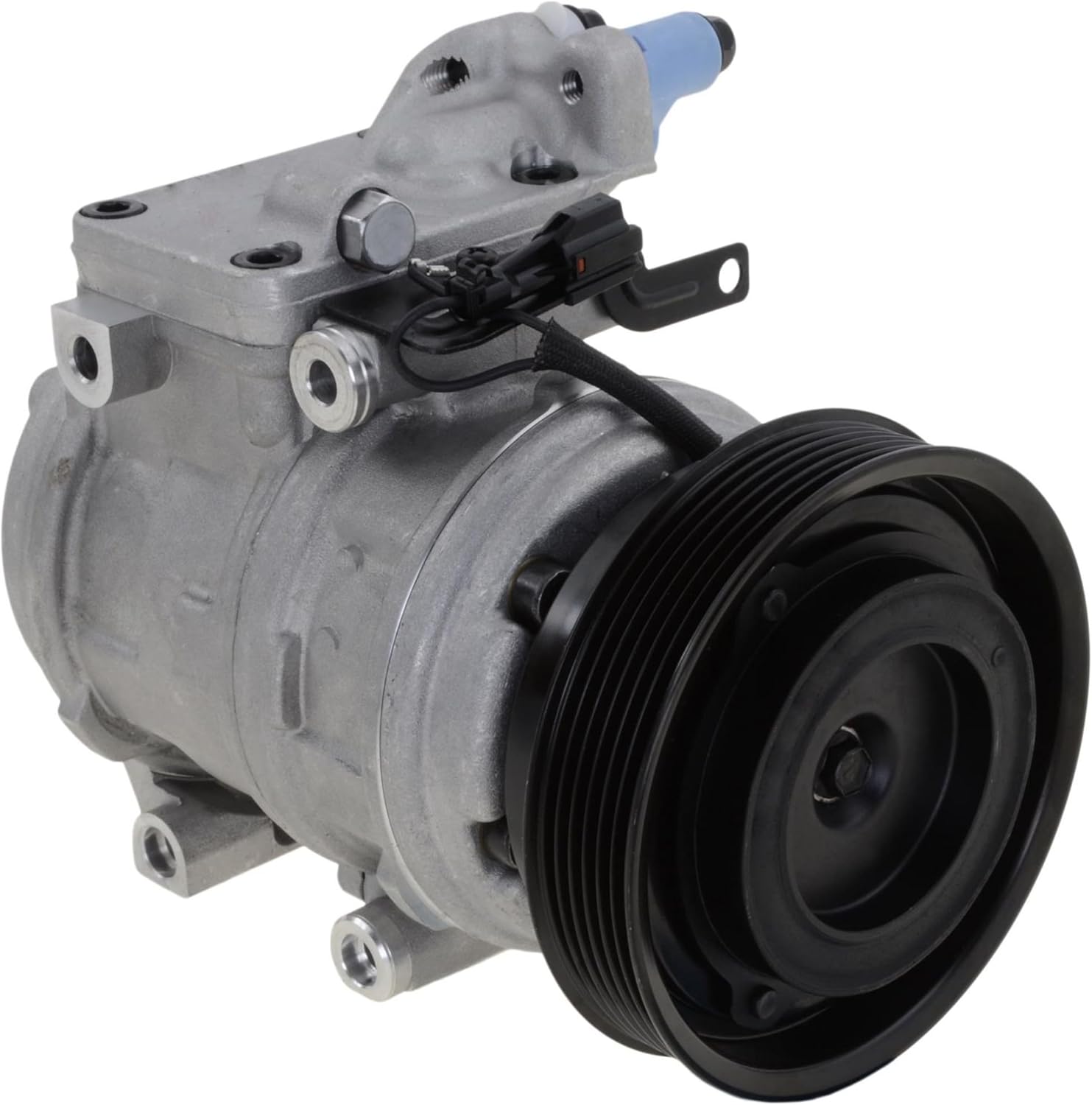 Garage-Pro A/C Compressor Compatible with 2005-2010 Kia Sportage, Fits 2005-2009 Hyundai Tucson 2.7L With Clutch 6-Groove Pulley
