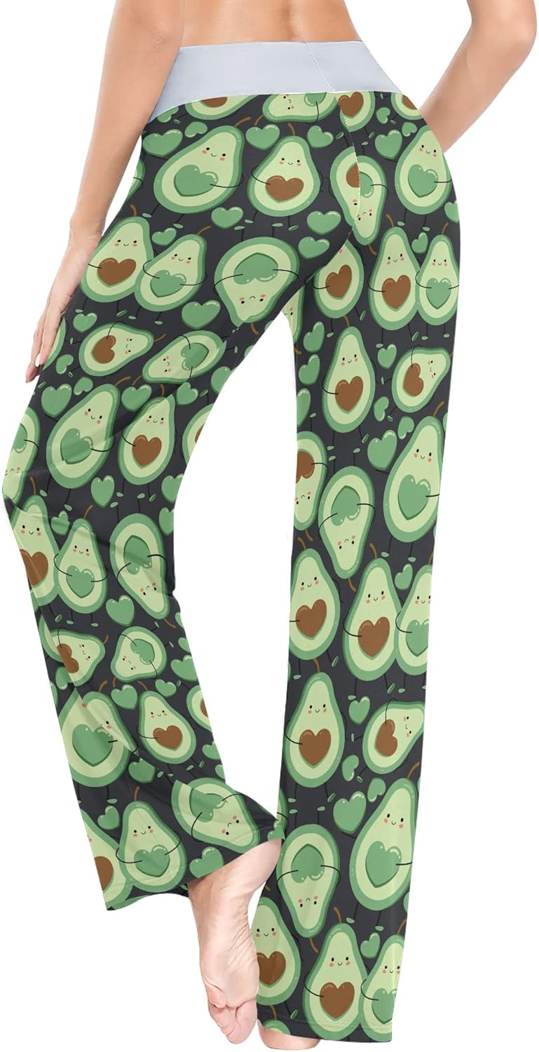 Fisyme Pajama Pants for Women Pjs Bottoms Drawstring Wide Leg Jogger Lounge Yoga Sweat Pants - Image 4