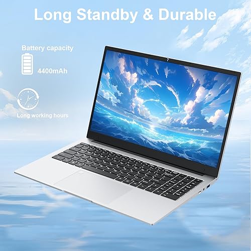 Miniatura 6 de JUSTTHINK Portátil de 14 pulgadas, Windows 11 Hogar, 256 GB, SSD 8 GB RAM, Intel Celeron J4105 5G WiFi Bluetooth 720P Cámara (J4105)