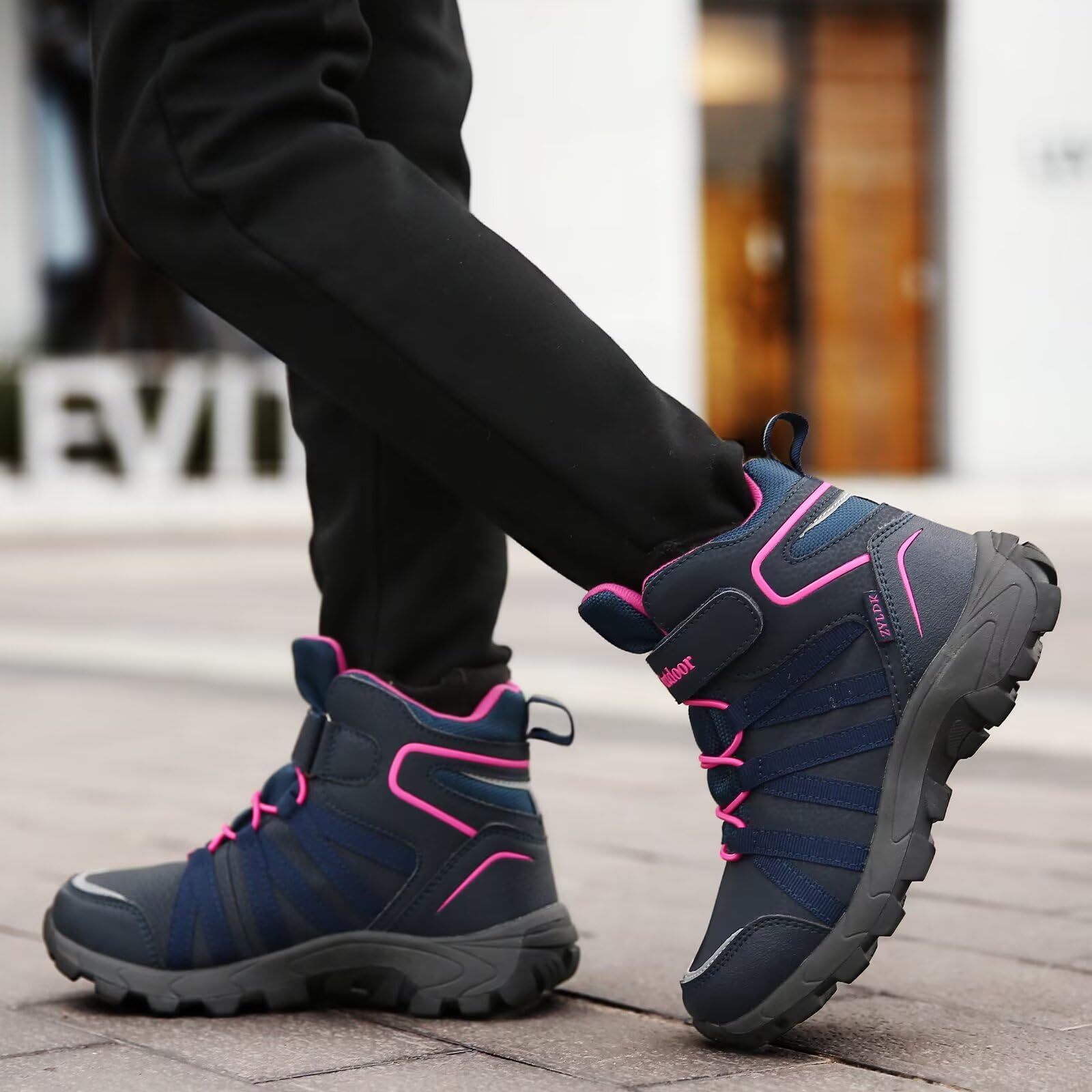 Winterstiefel Kinder Warmfutter Winterschuhe Outdoor Wanderschuhe