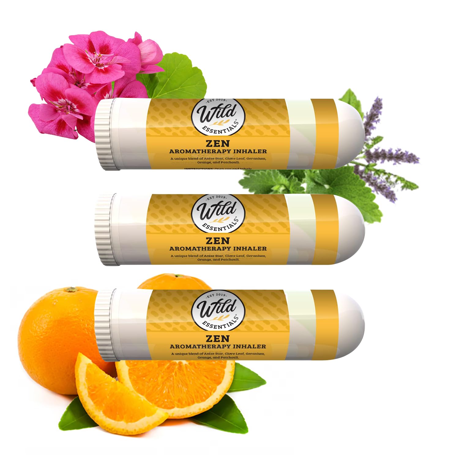 Amazon.com: Wild Essentials 3 Pack of Zen Aromatherapy Nasal