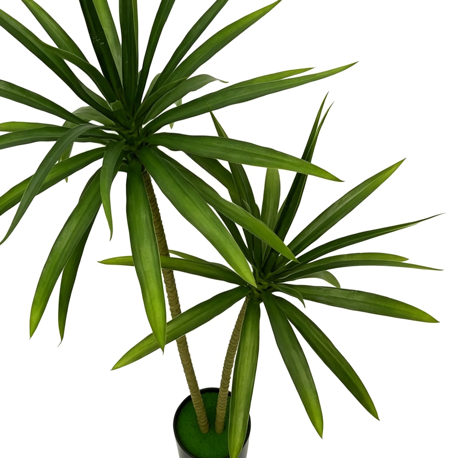 Plante D'agave Artificielle à Pointes dans Un Pot Noir (120 cm)