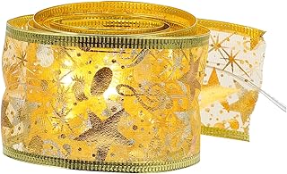 Yardenfun 1 Peça Luzes Cintilantes Guirlanda De Árvore De Natal LED Fita De Árvore De Natal Decoração De Casamento Luzes De Natal Tira De Luz Exclusiva Itens Decorativos Luminosos