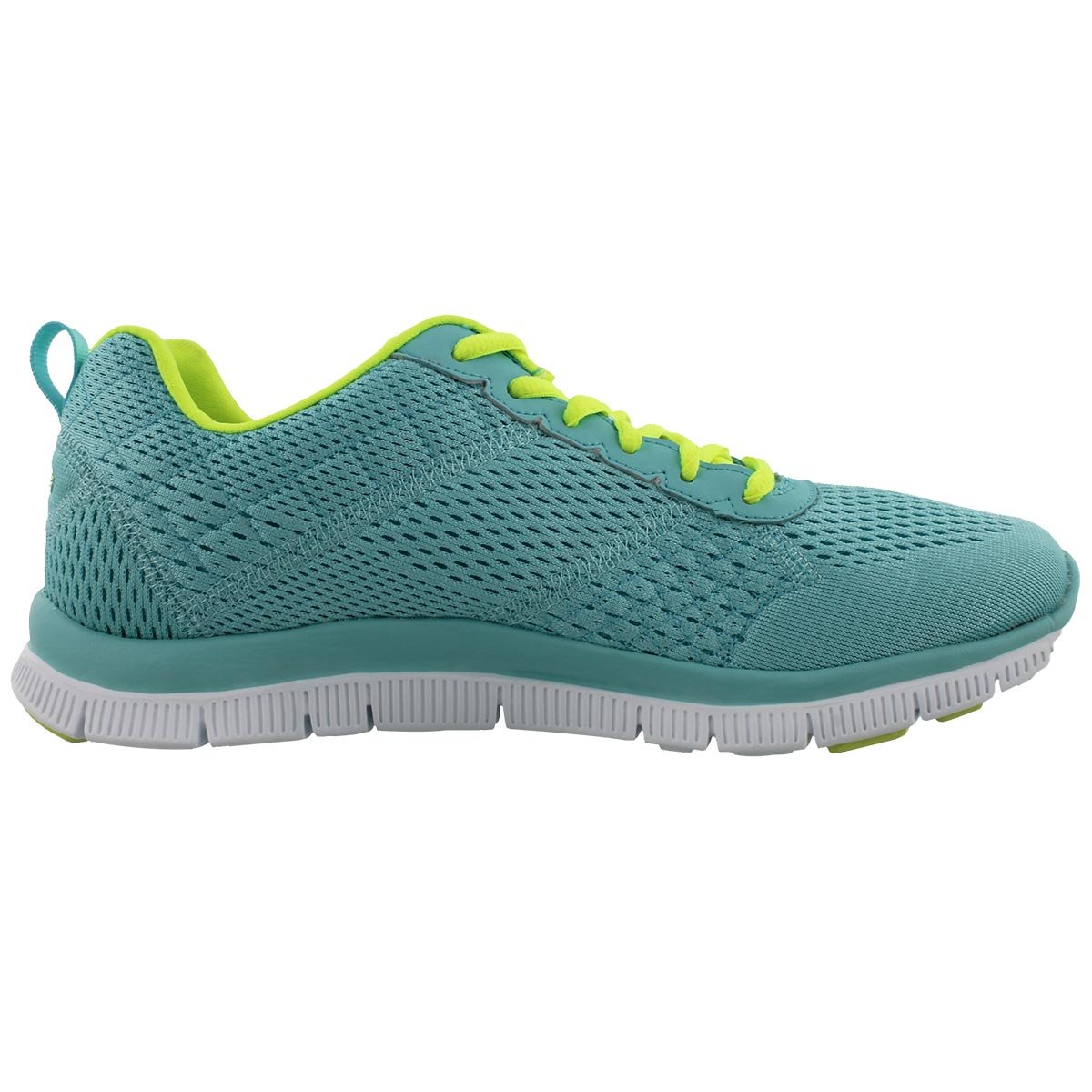 Skechers Flex Appeal Obvious Choice Womens Shoes Green Aqlm
