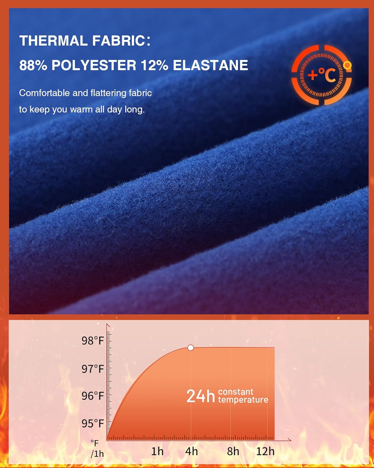 Blueleaf Youth Boys' Thermal Compression Shirt Mock Neck Long Sleeve Fleece Lined Base Layer Football Baseball Undershirt - Image 5