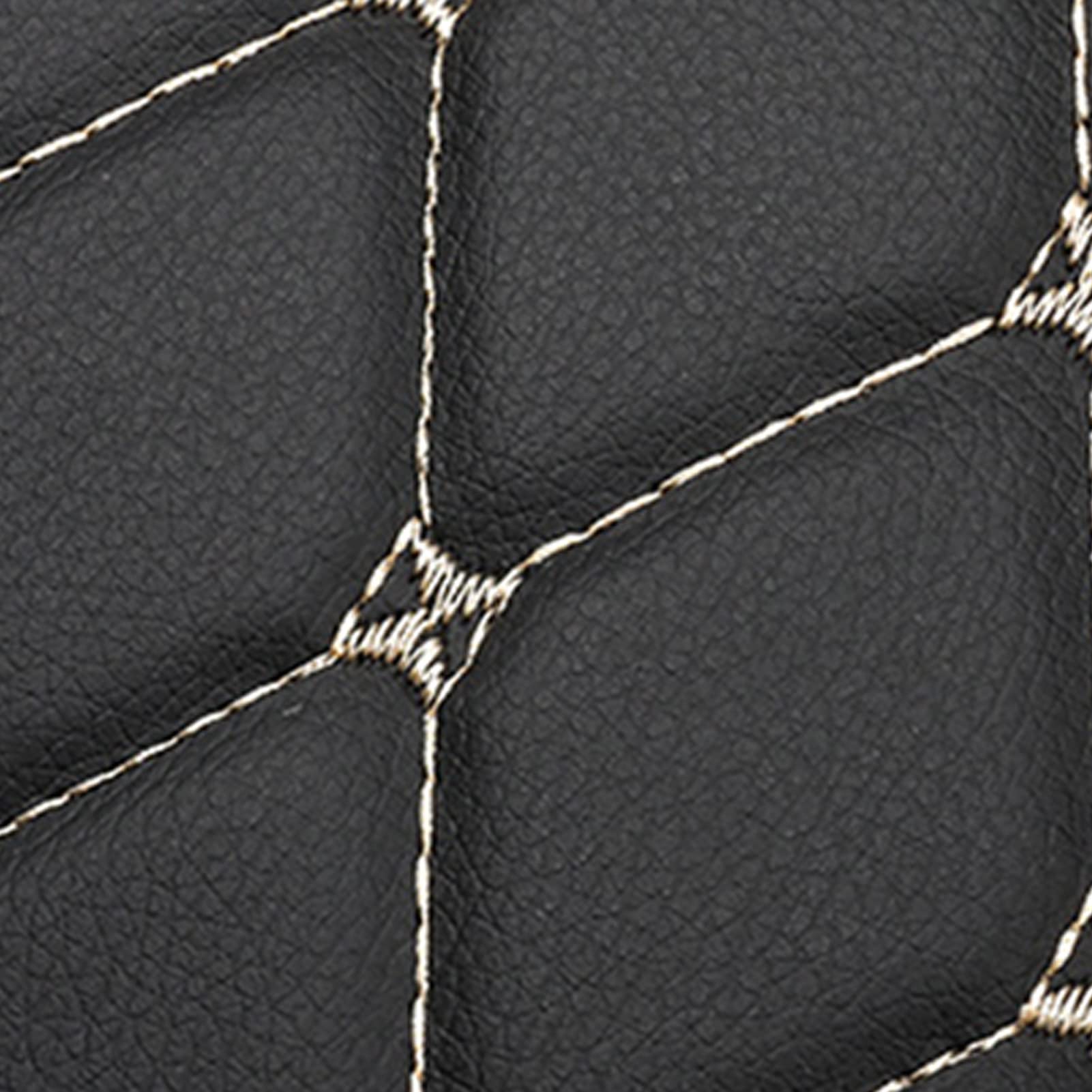 Bouclier Arrière de Siège de Voiture en Cuir PU, Couverture de Tapis de Protection de Siège Arrière, Facile à Nettoyer (Plus gros)