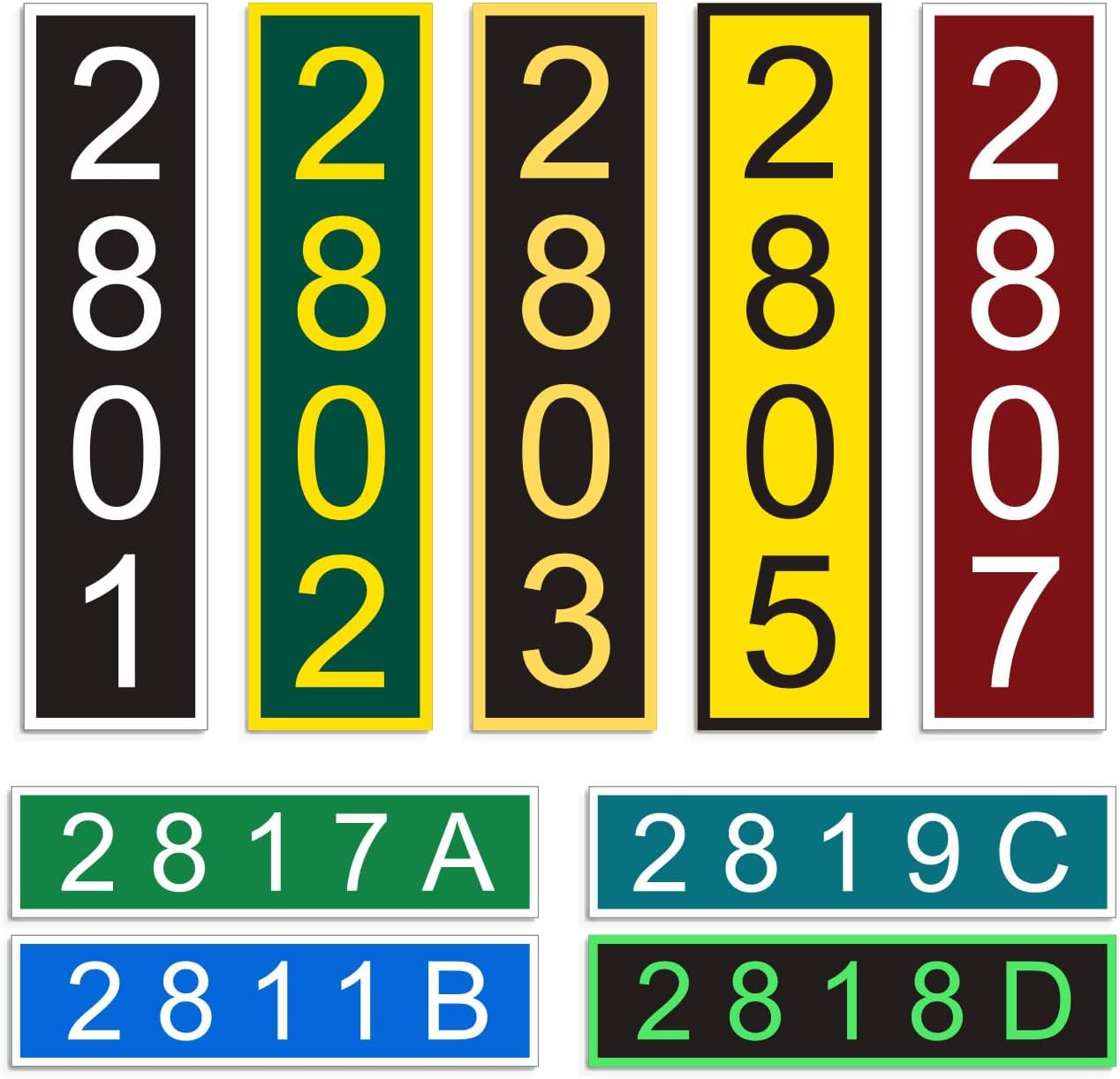 Personalized House Number Plaque Custom Address Plaques for Outside Address Signs for House/Street/Driveway/Mailbox, Classic Vintage Housewarming Gift
