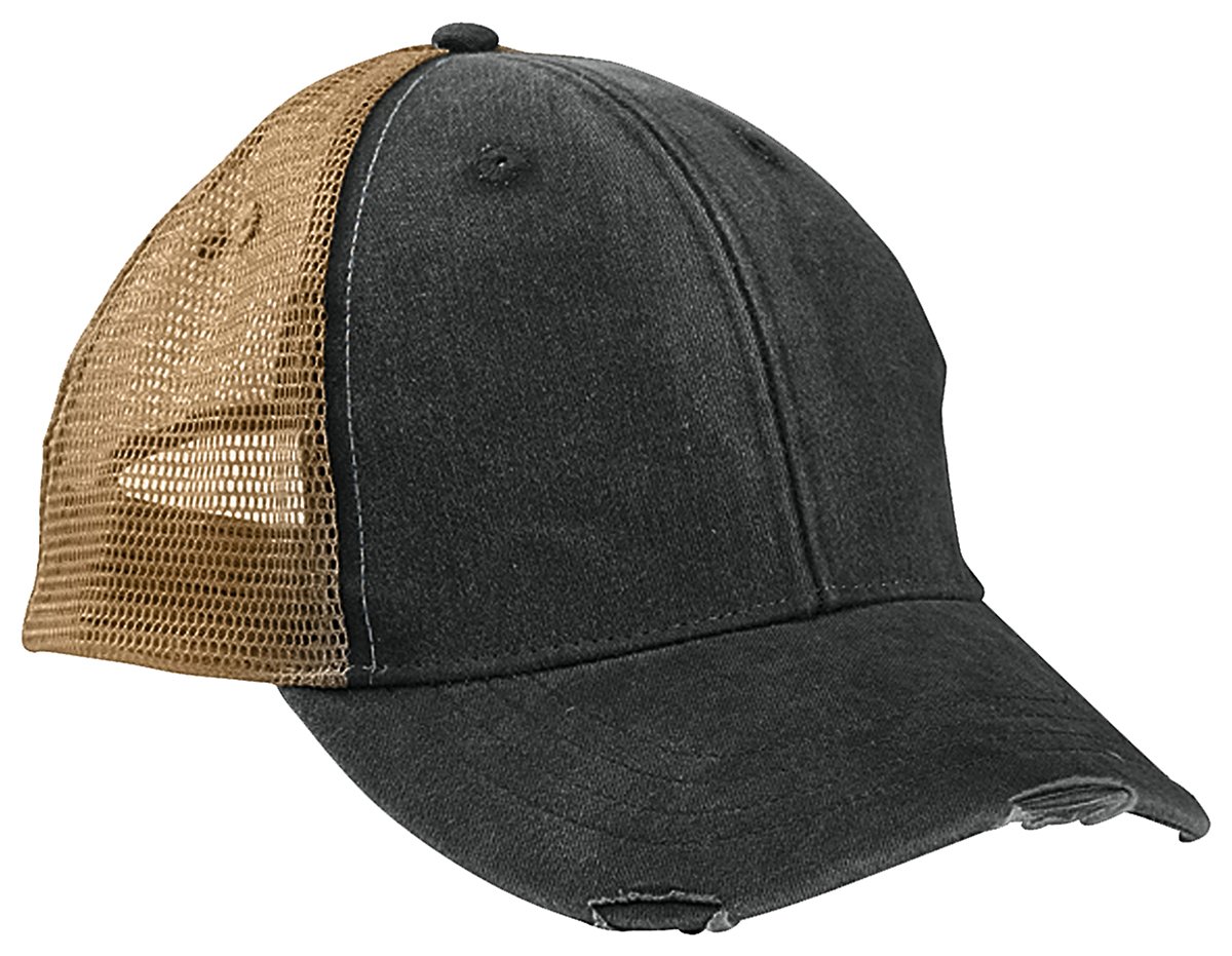 Distressed Ollie Cap OS NAVY/ BURG/ TAN