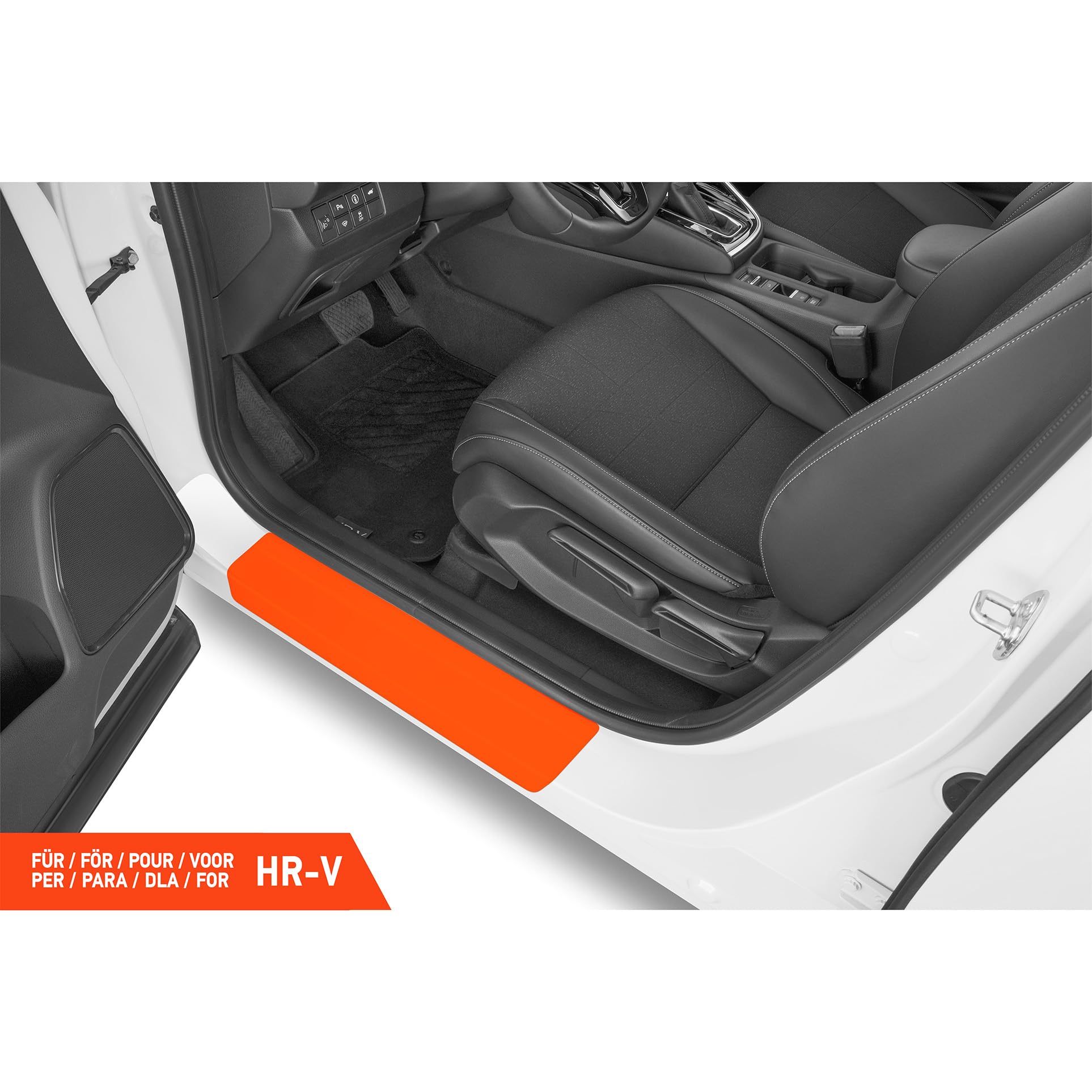Luxshield folia ochronna progów kompatybilny z Honda HR-V 3 (III) RV I 2021-2026 - akcesoria, listwy ozdobne, folia ochronna na lakier - przezroczysty błyszczący
