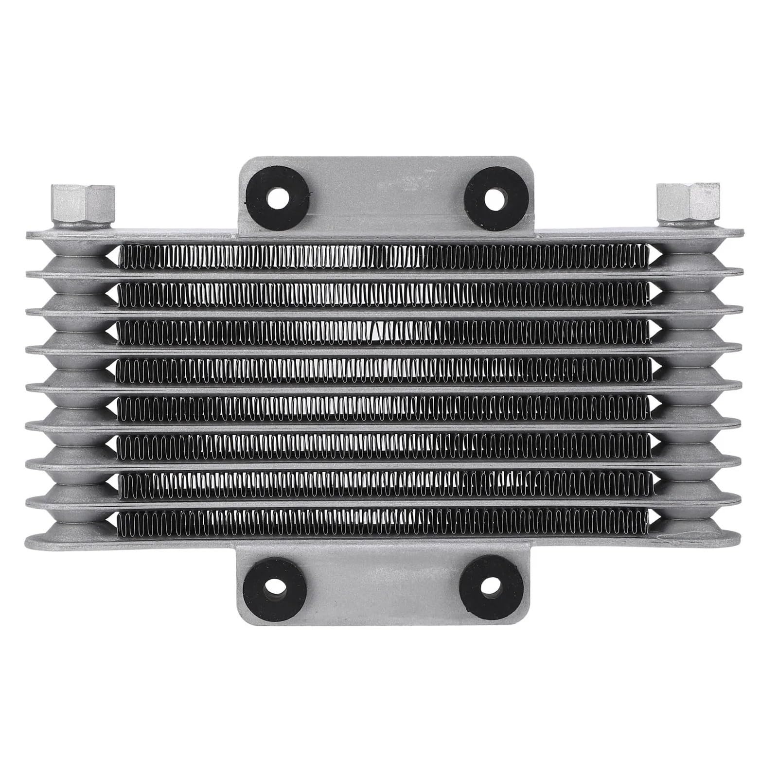 Wspornik radiatora Chłodnica oleju motocyklowego srebrna 125 ml, niskie zużycie, mocna, pasuje do GY6 125CC-250CC, motocross ATV, 8-rzędowa, chłodnica oleju silnikowego