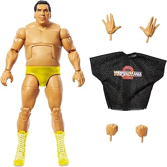 WWE Elite Collection Action Figure Andre the Giant Legends with Accessory, HVF56