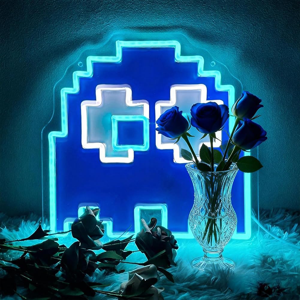 LED Gaming Neon Sign, 11.6 x 11.4 inch Room Decor Light for Boys Gamer Room